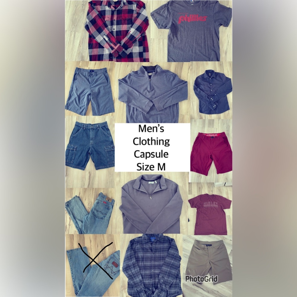CLOSET CLEAN OUT!!  Men’s 1️⃣2️⃣ pc. Wardrobe Capsule